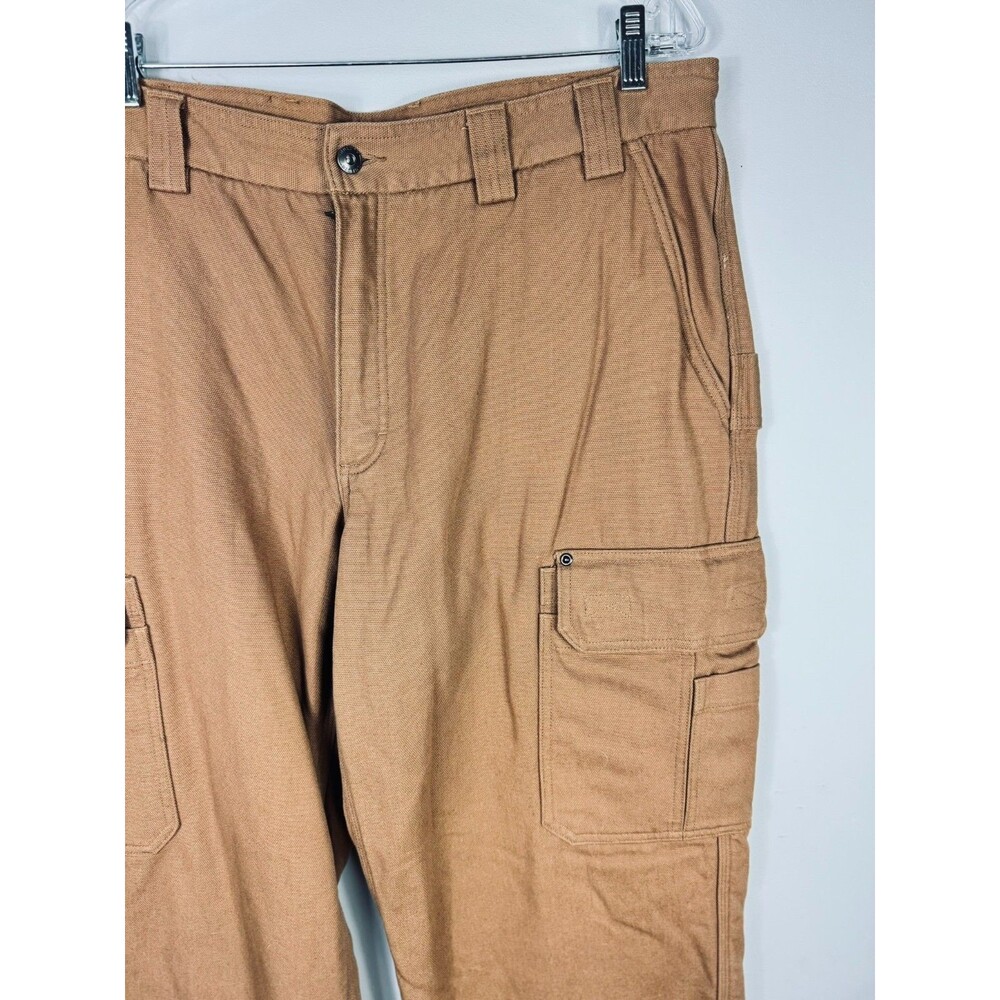 NWT Duluth Men's Firehose Relaxed Fit Fleeced Lined Cargo Work Pant 40 x 34 - Picture 4 of 8